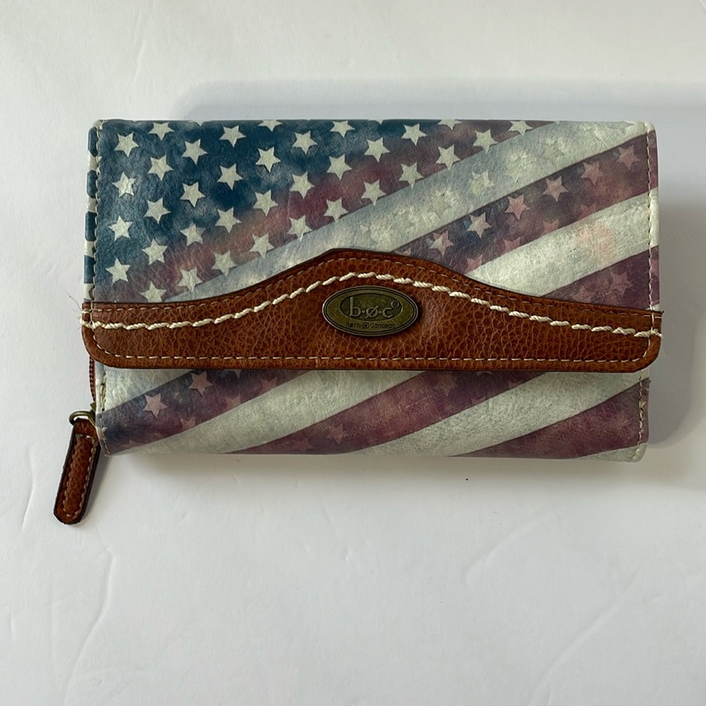 B.O.C. Old Glory American Flag Wallet
